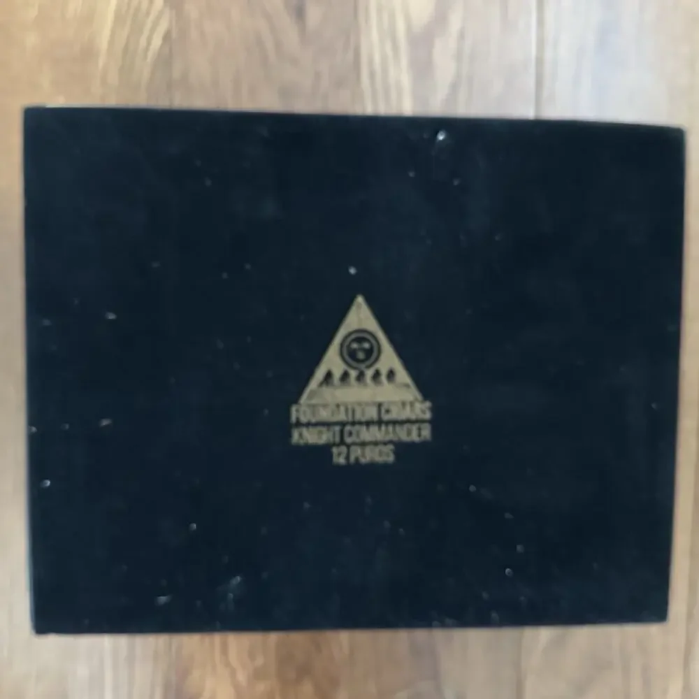 Foundation Cigar The Tabernacle Knight Commander Cigar Empty Box 9.5 x 7.5 x 3.5